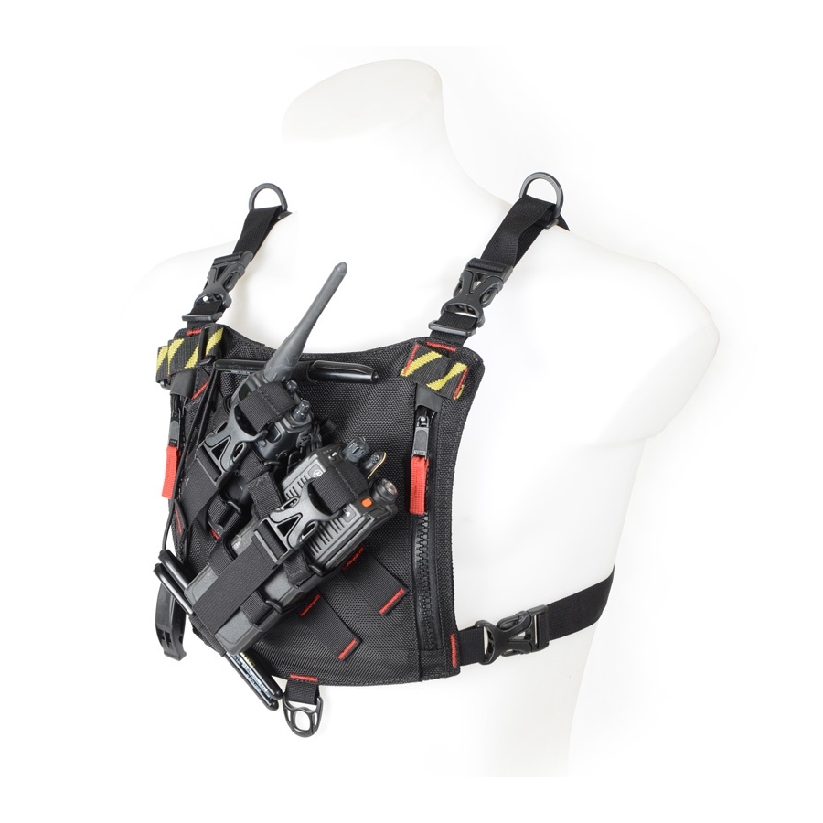 Dimatex Thorax Funkgeräthalter schwarz