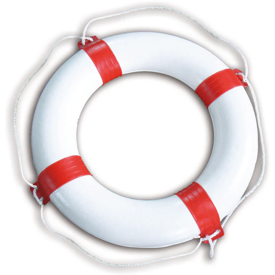 Rettungsring Atlantic weiss/rot Ø65cm 148N