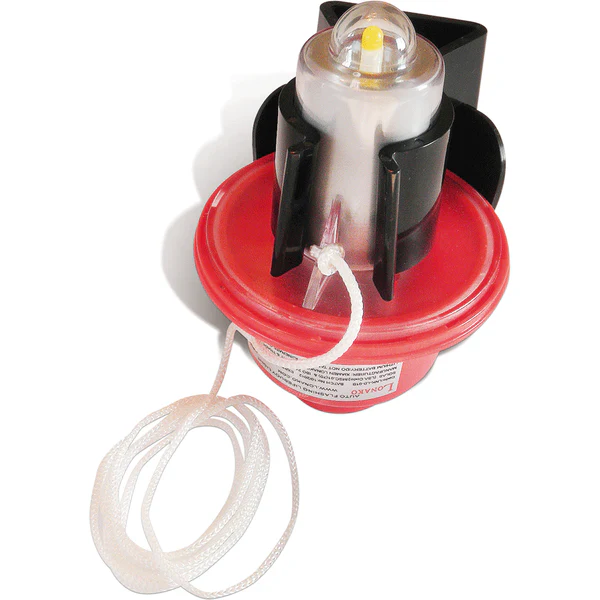 Signallicht für Rettungsringe rot