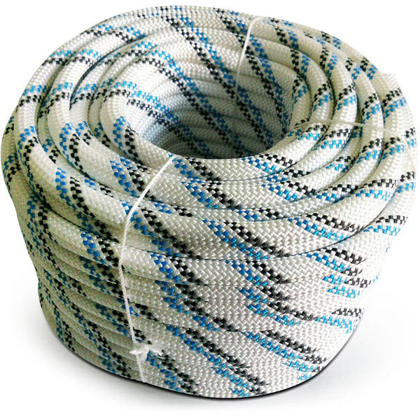 PPE Leine mit Reflexstreifen nach EN 1891 weiss