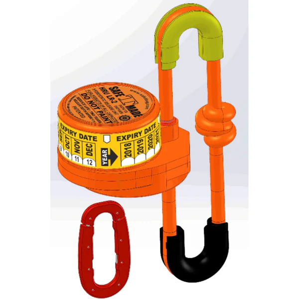 Wasserdruckauslöser für Rettungsinseln