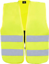 Korntex Kinder Warnweste mit Reissverschluss
