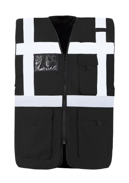 Korntex gefütterte Warnweste Comfort-Fit