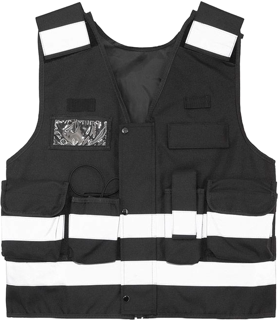 Korntex Tactical Funktionsweste elastischer Bund und 360° Sichtbarkeit