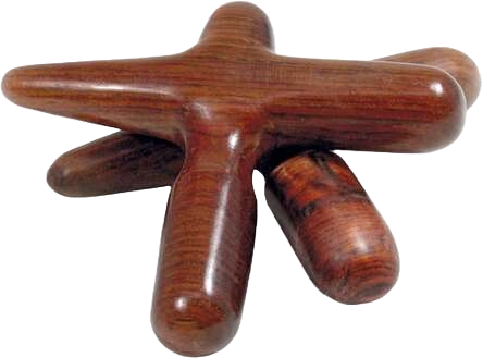 CosiMed Massagekreuz aus Hartholz