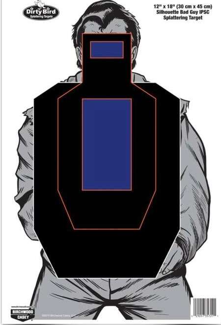 Zielscheibe Dirty Bird 30x45cm