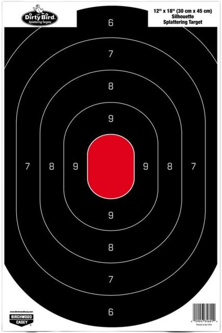 Zielscheibe Silhouette 30x45cm