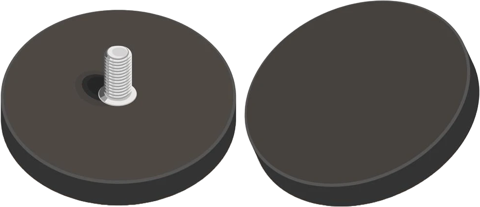 Magnet 80 mm mit Gewinde