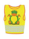 Korntex Kinder Warnweste Tierwelt, XS, Drache