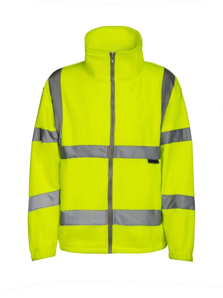 Korntex Hi-Vis Fleecejacke EN 20471, neongelb, 3XL