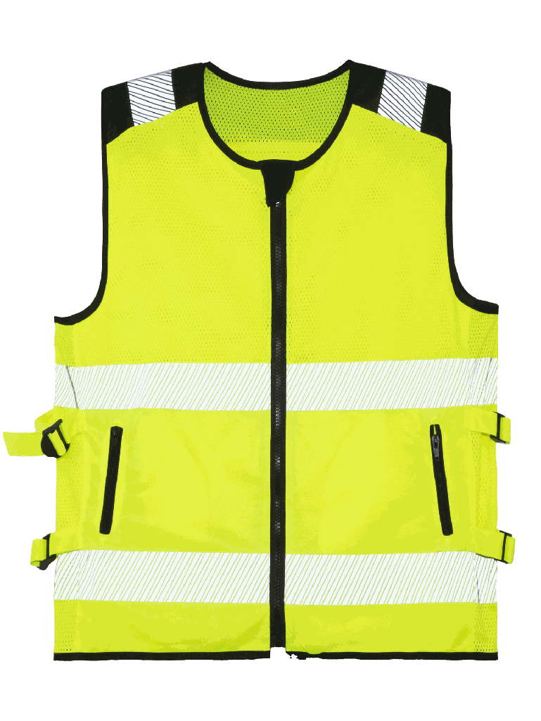 Korntex Hi-Vis Mesh Motorrad Warnweste EN 20471, S