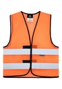 Korntex Mesh Warnweste EN 20471, neonorange, 6XL