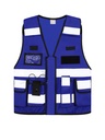 Korntex taktische Einsatzweste Basic, royalblau, XXL/4XL