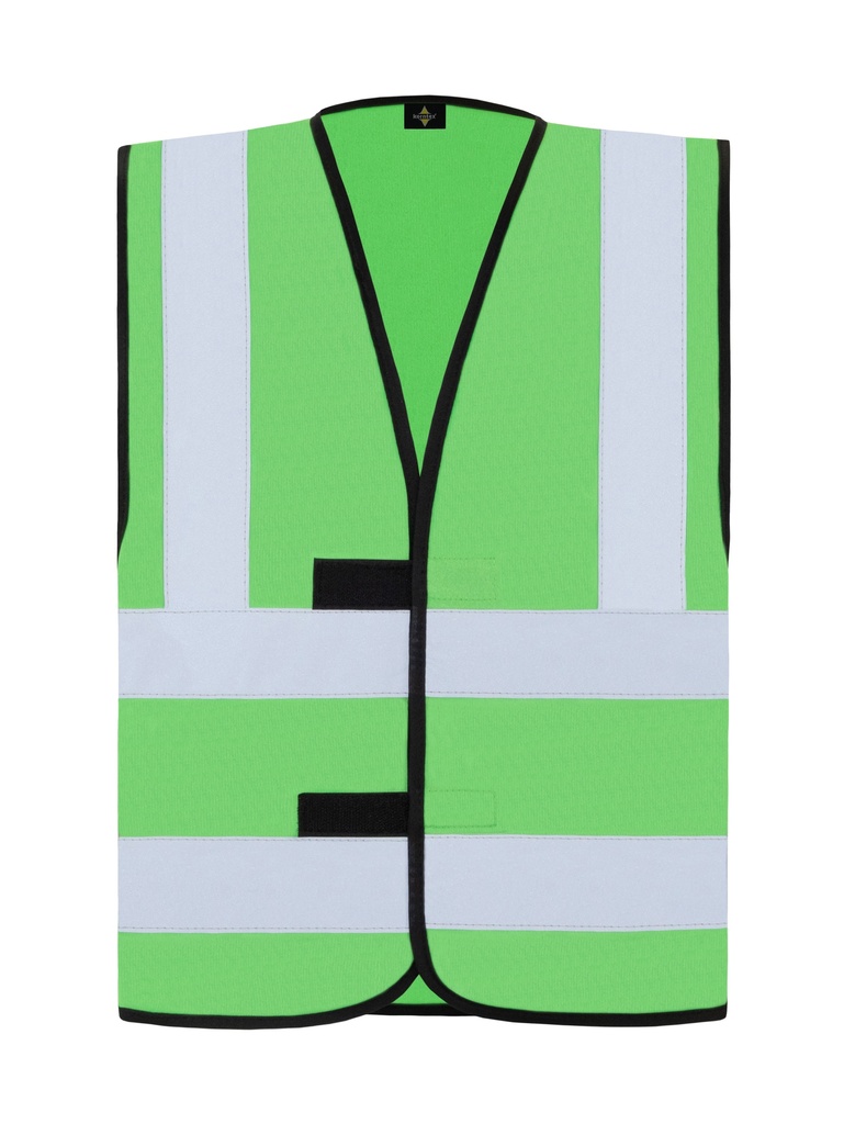 Korntex Funktionsweste mit vier Reflexstreifen, grün, 3XL