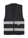 Korntex Funktionsweste mit Reissverschluss, schwarz, 4XL
