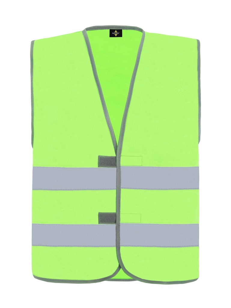 Korntex Funktionsweste Doppelgrösse EN 17353, neongrün, 5XL/6XL