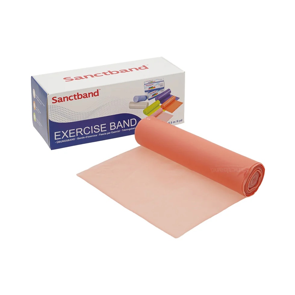 Sanctband Gymnastikband, 5.5m Rollen - extra leicht