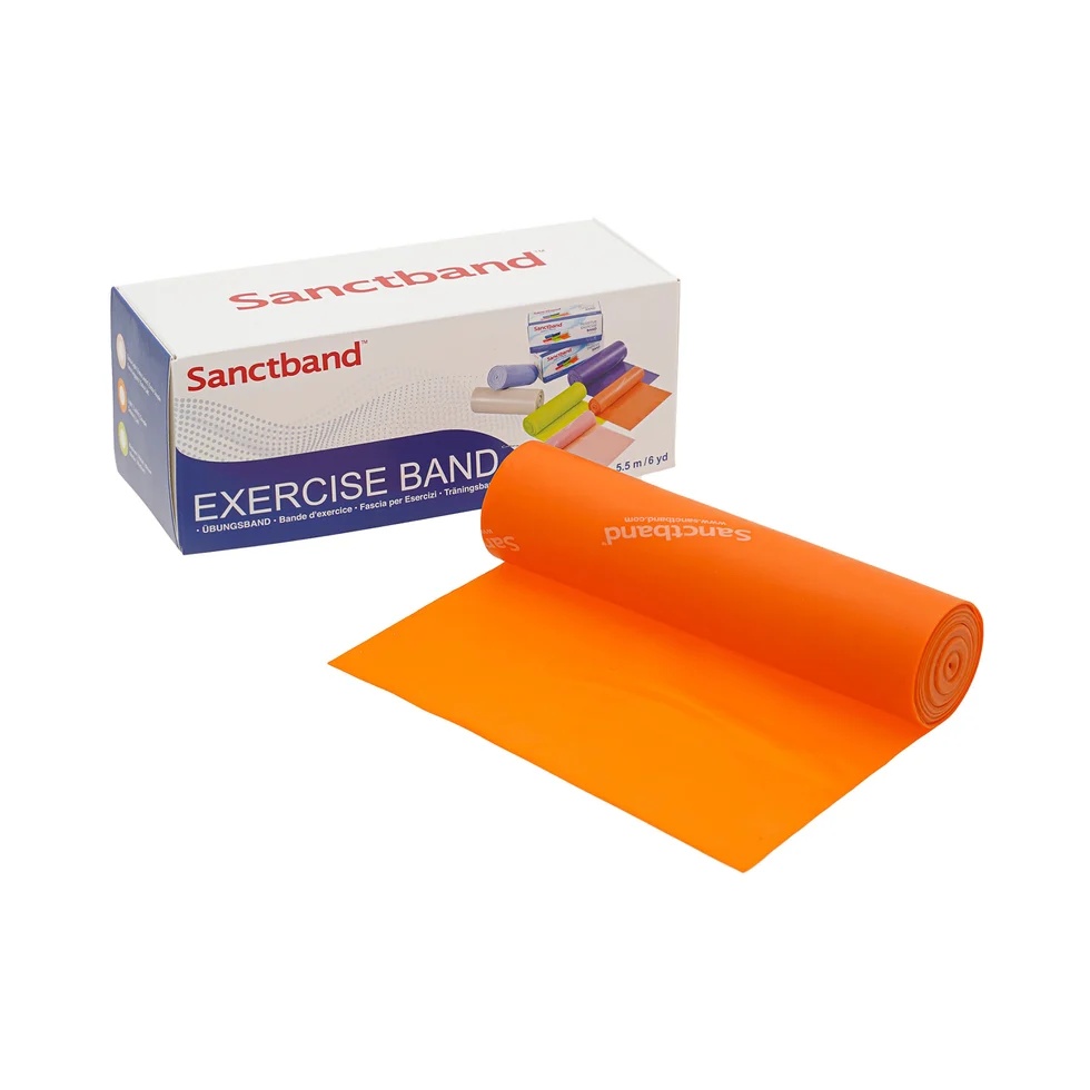 Sanctband Gymnastikband, 5.5m Rollen - leicht