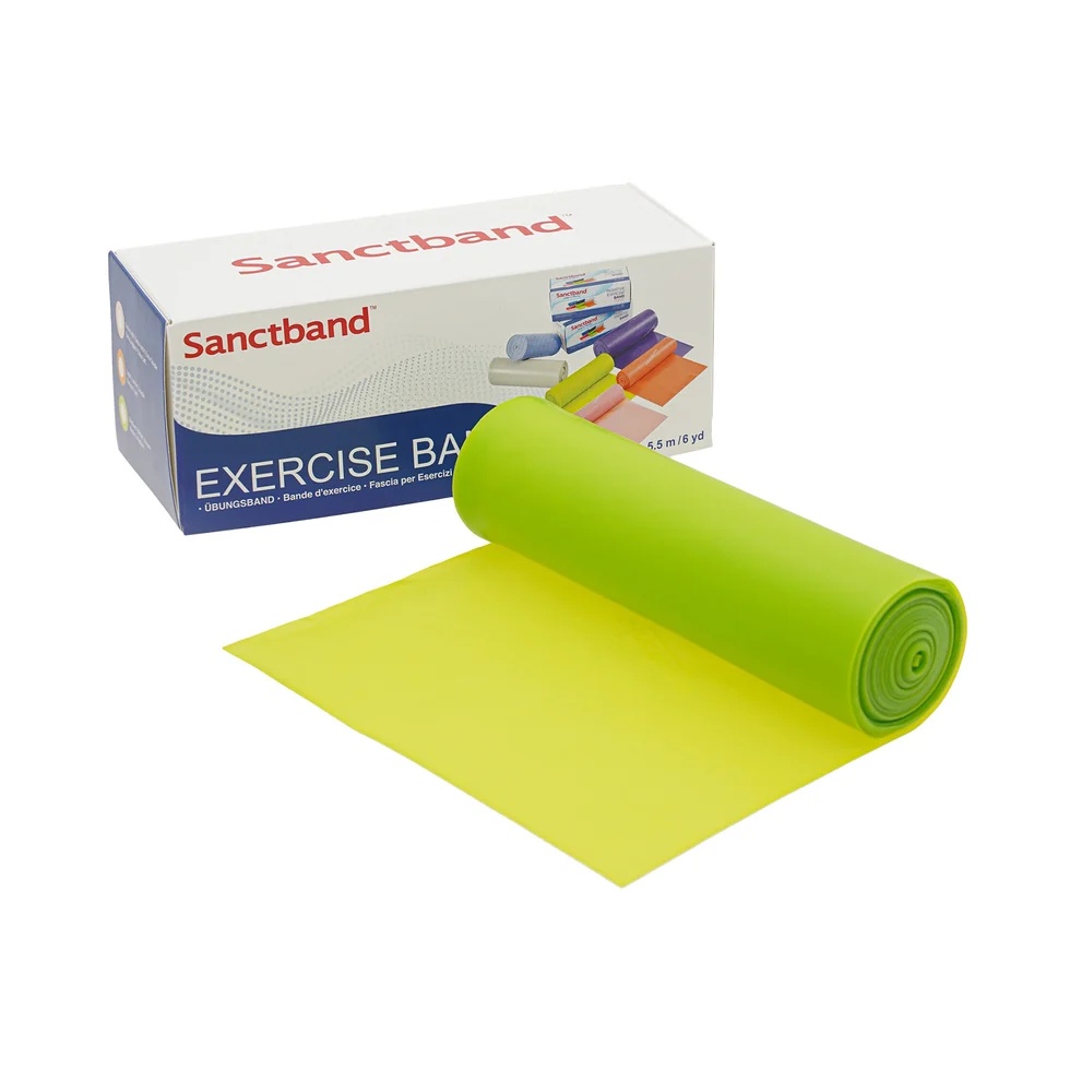 Sanctband Gymnastikband, 5.5m Rollen - mittel