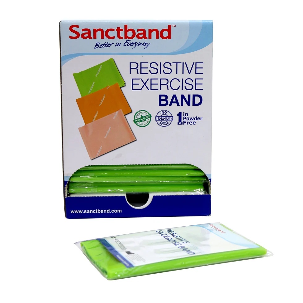 Sanctband Gymnastikband, Dispenser, 30Stk. 1.5m - mittel