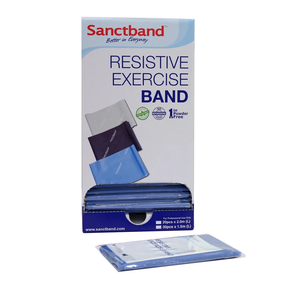 Sanctband Gymnastikband, Dispenser, 30Stk. 1.5m - stark