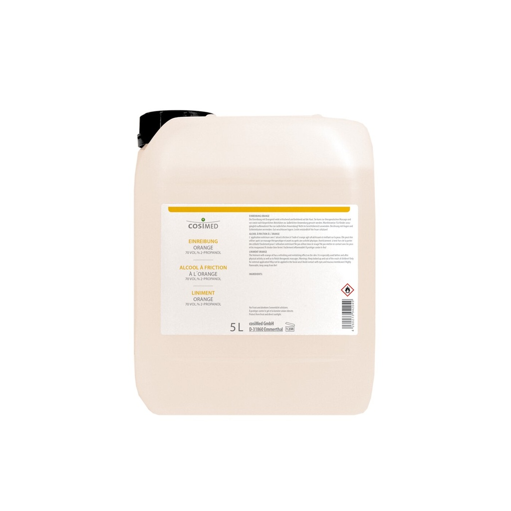 cosiMed Einreibung Orange (mit 70 Vol. % 2-Propanol) - 5L