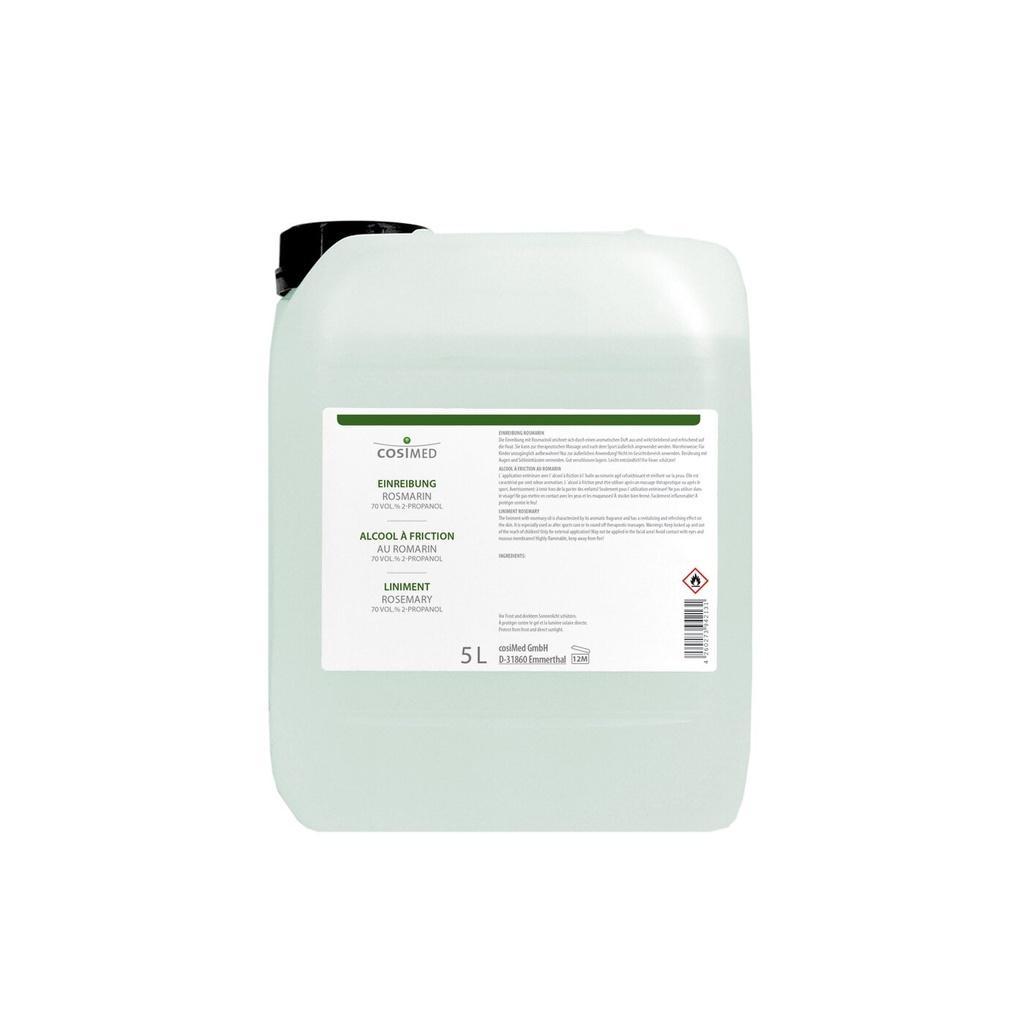 cosiMed Einreibung Rosmarin (mit 70 Vol. % 2-Propanol) - 5L