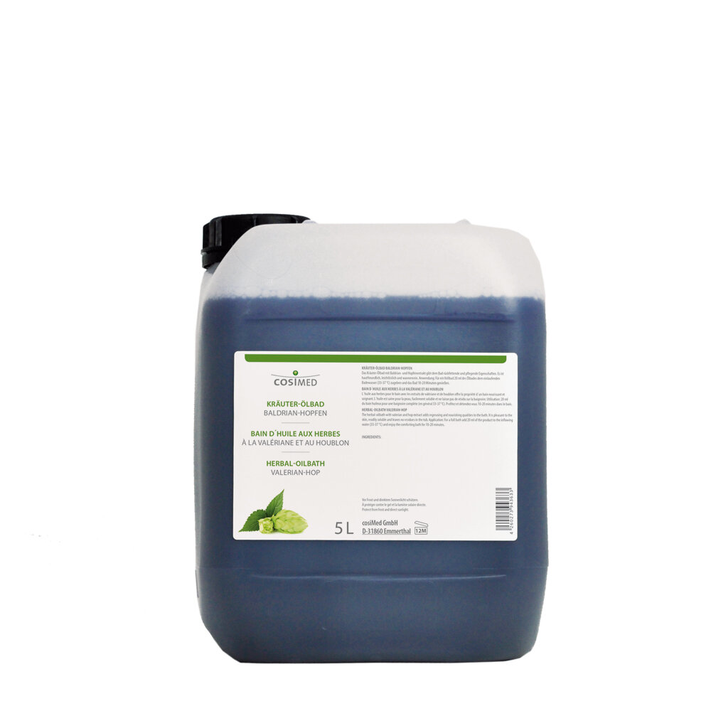 cosiMed Kräuter-Ölbad Baldrian-Hopfen - 5L
