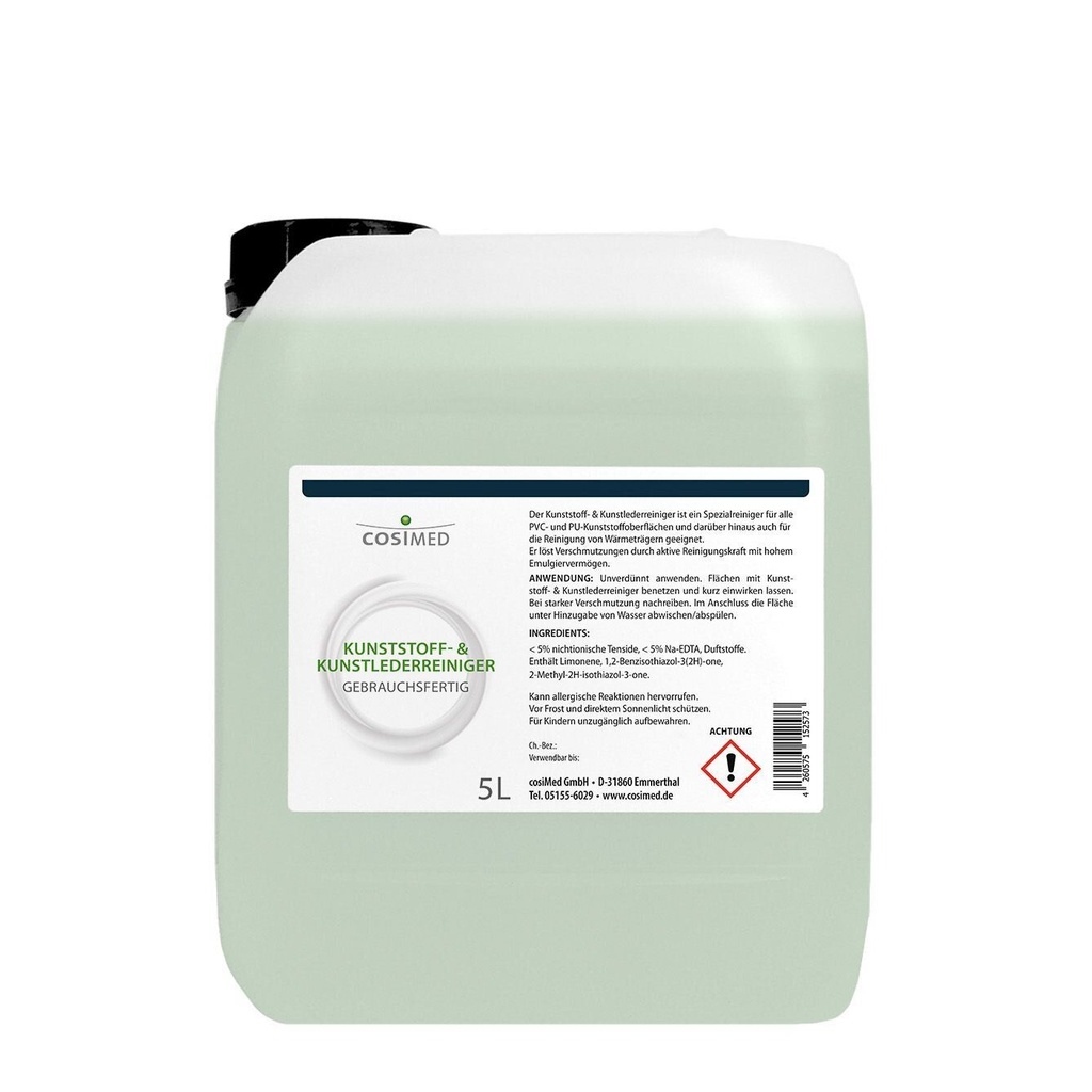cosiMed Kunststoff- & Kunstlederreiniger 5 Liter