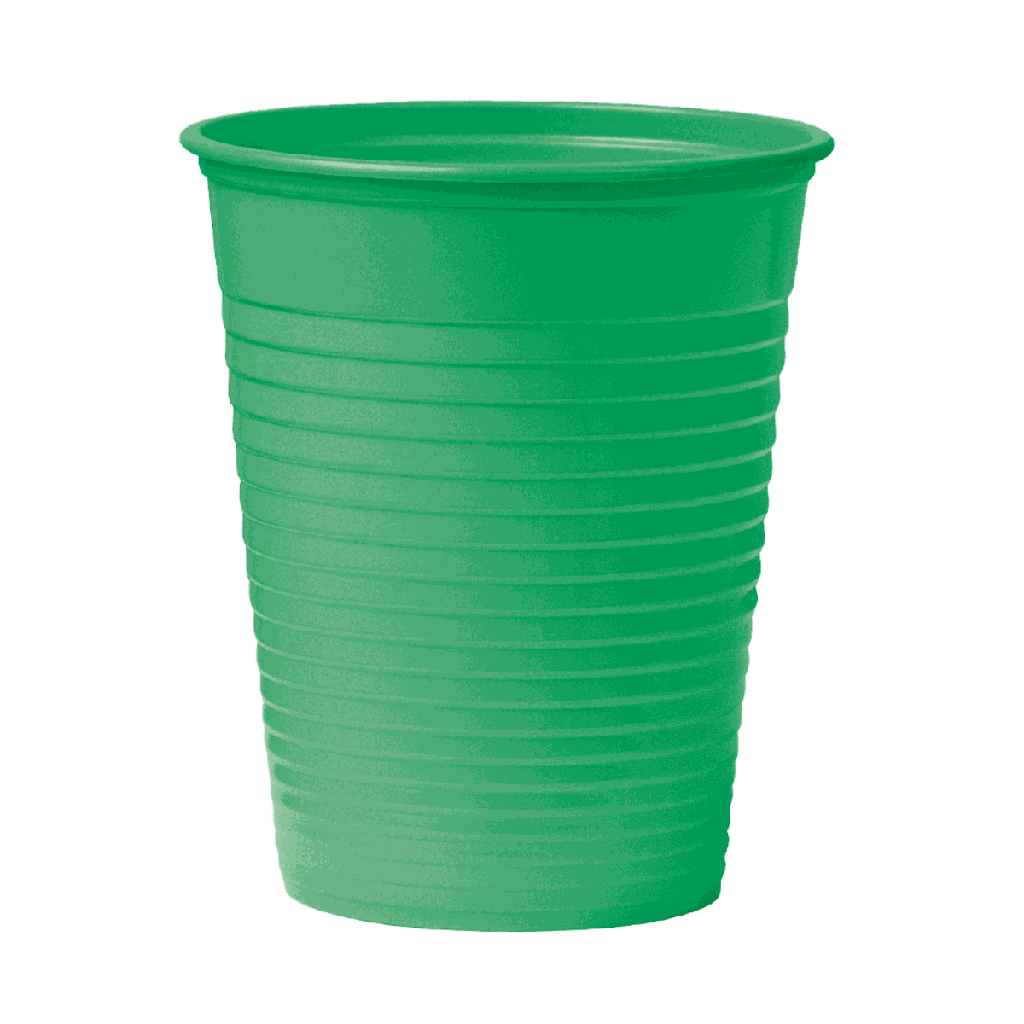 Mundspülbecher Supercup, 3000 Becher - grün