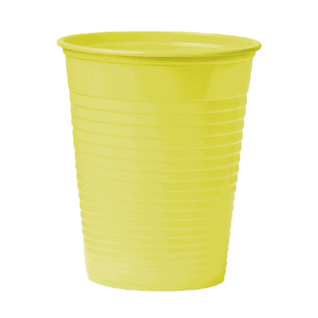 Mundspülbecher Supercup, 3000 Becher - gelb