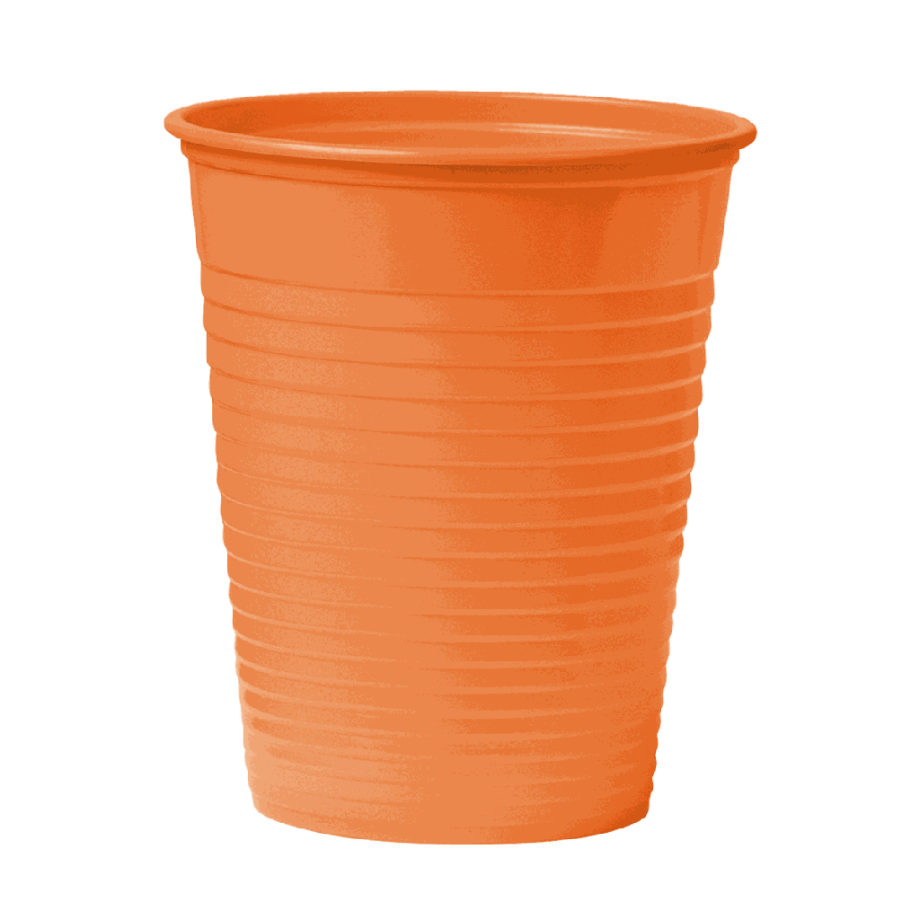 Mundspülbecher Supercup, 3000 Becher - orange