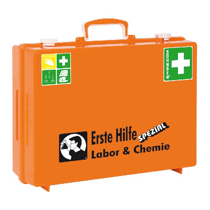 Söhngen MT-CD Erste Hilfe Koffer Spezial Labor & Chemie, gefüllt