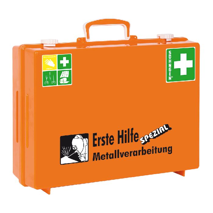 Söhngen MT-CD Erste Hilfe Koffer Spezial Metallverarbeitung, gefüllt, orange
