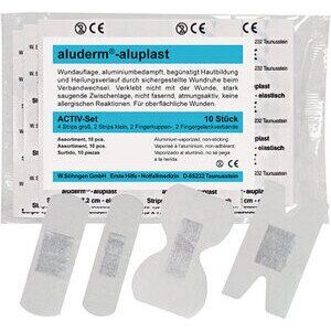 Söhngen aluderm aluplast Activ-Set, elastische Pflaster, 10Stk