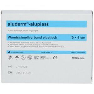 Söhngen aluderm Wundschnellverband, Pflaster, 6x10cm, elastisch, 10Stk