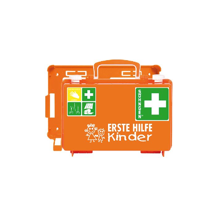 Söhngen Erste Hilfe Koffer Quick-CD Kombi Kindergarten, gefüllt, orange