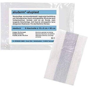 Söhngen aluderm aluplast Pflaster-Verbandskasten-Set 6x10cm, 8Stk
