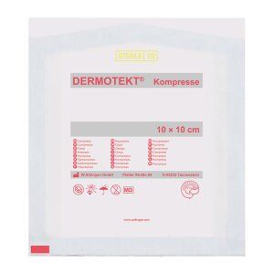 Söhngen DermoTekt Kompresse DIN 13152, steril, 10x10cm, 2Stk