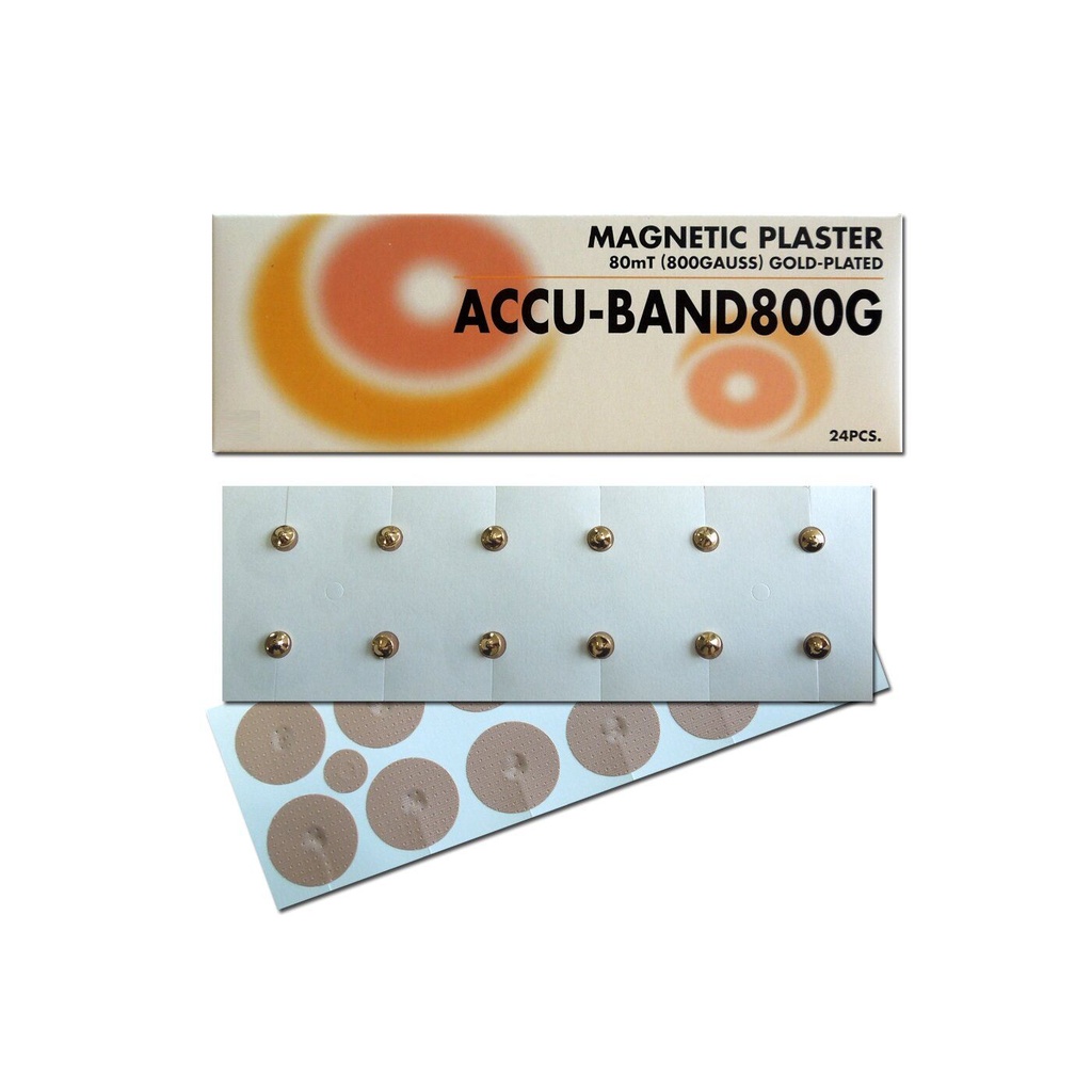 Accu-Band Magnetpflaster, Gauss 800G, vergoldet