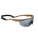 Swisseye Tactical - Brille Blackhawk rubber brown 3 Gläser-Set