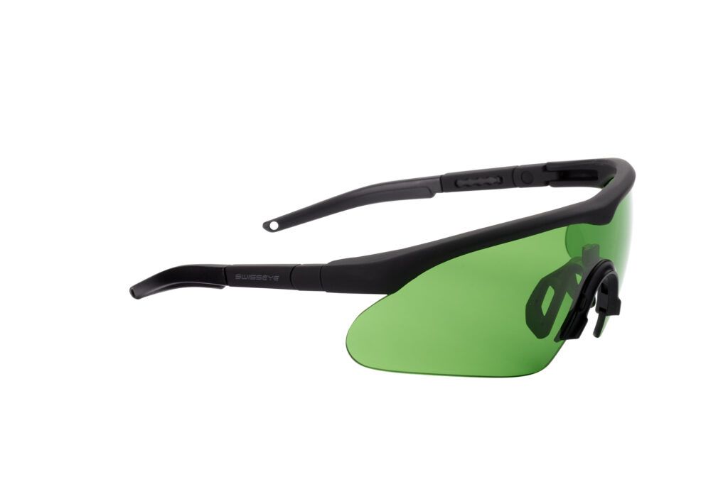 Swisseye Tactical - Brille Raptor Pro rubber black laser lens 532/694/1064 braun