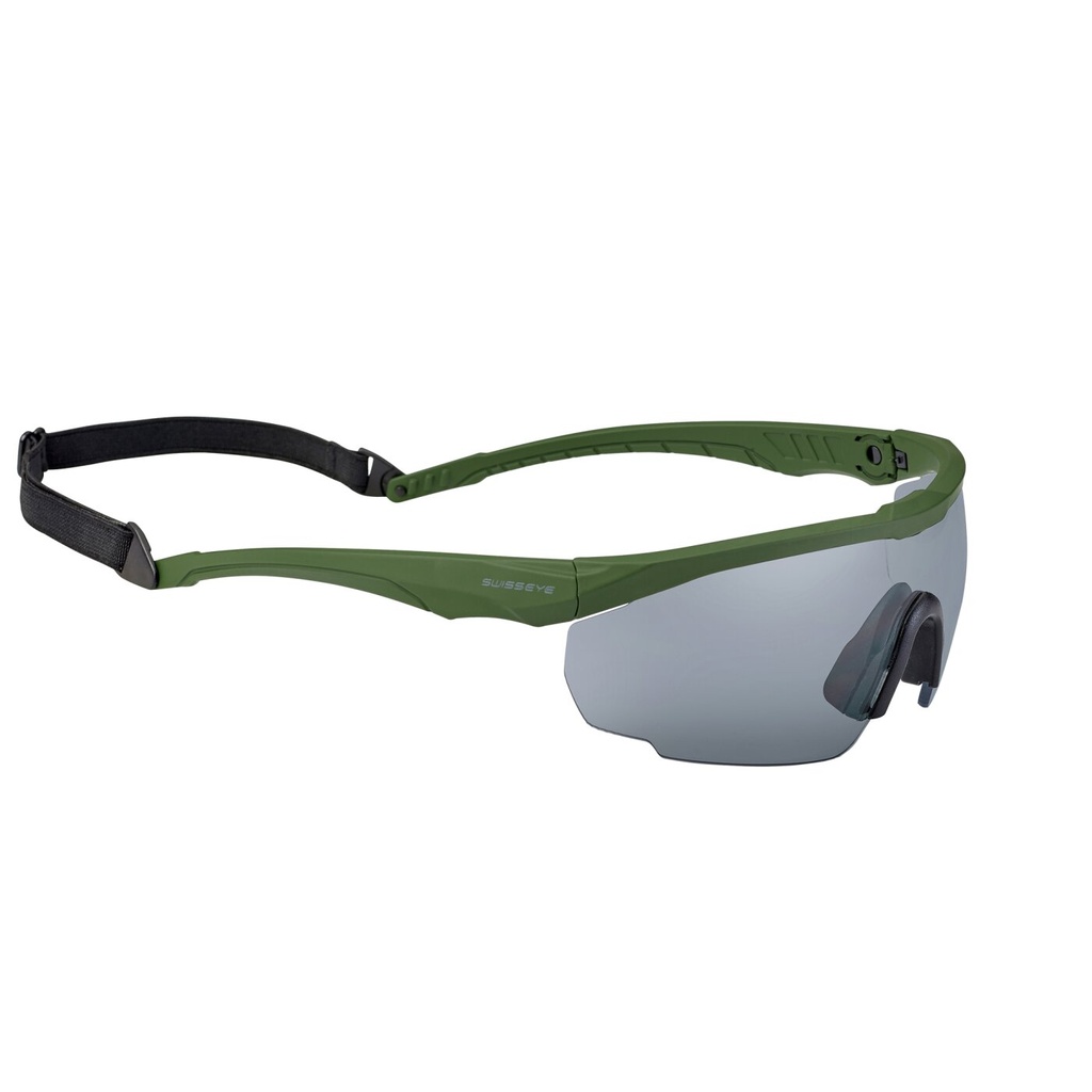 Swisseye Tactical - Brille Blackhawk rubber green 3 Gläser-Set