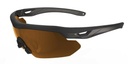 Swisseye Tactical - Brille Nighthawk Pro RX rubber black laser lens 532/694/1064 braun