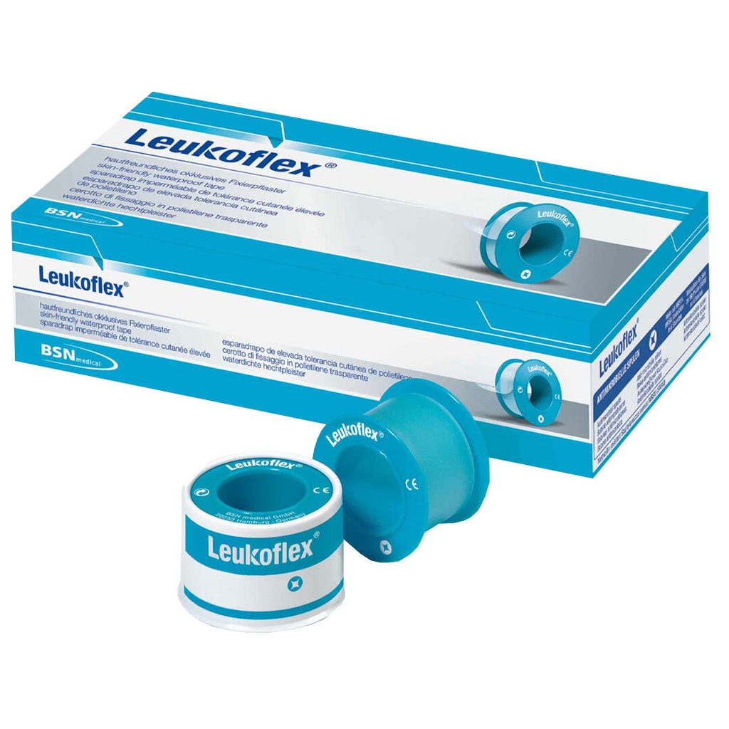 Leukoflex Fixierpflaster - 2.5cm - ohne Schutzring