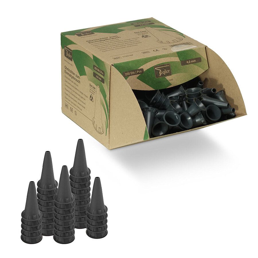 Teqler Einwegohrtrichter 4,0 mm (250Stk.)