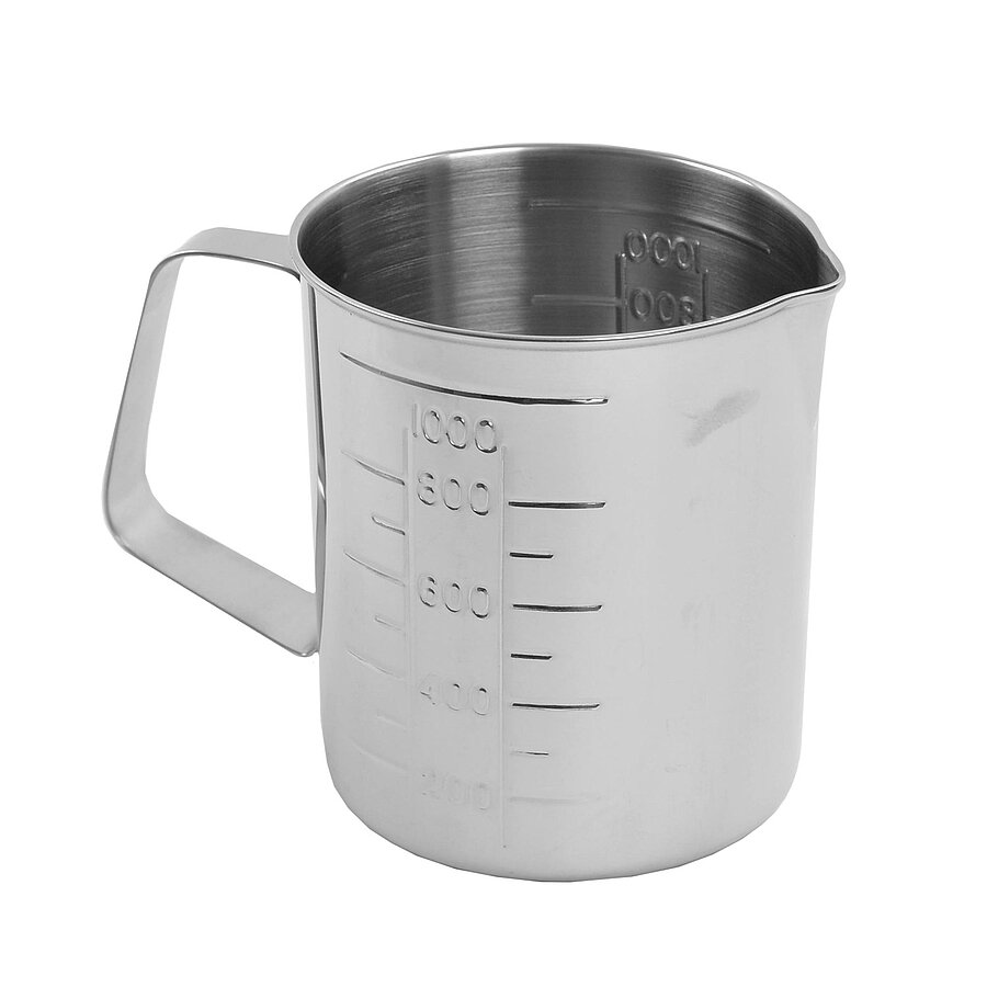 Messbecher aus Edelstahl - 1L
