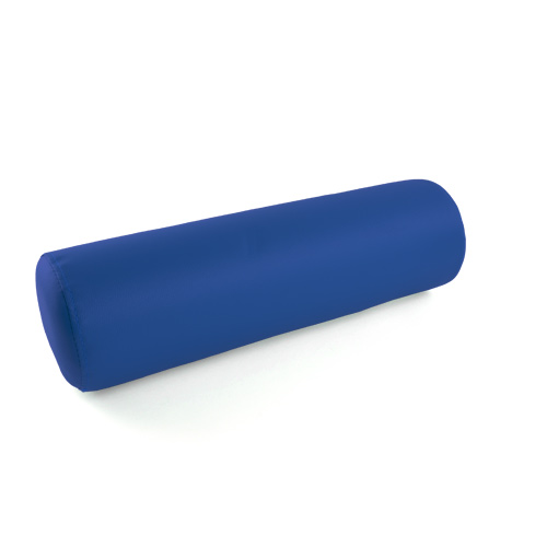 Nackenrolle mit Kunstlederbezug 40x15cm - blau
