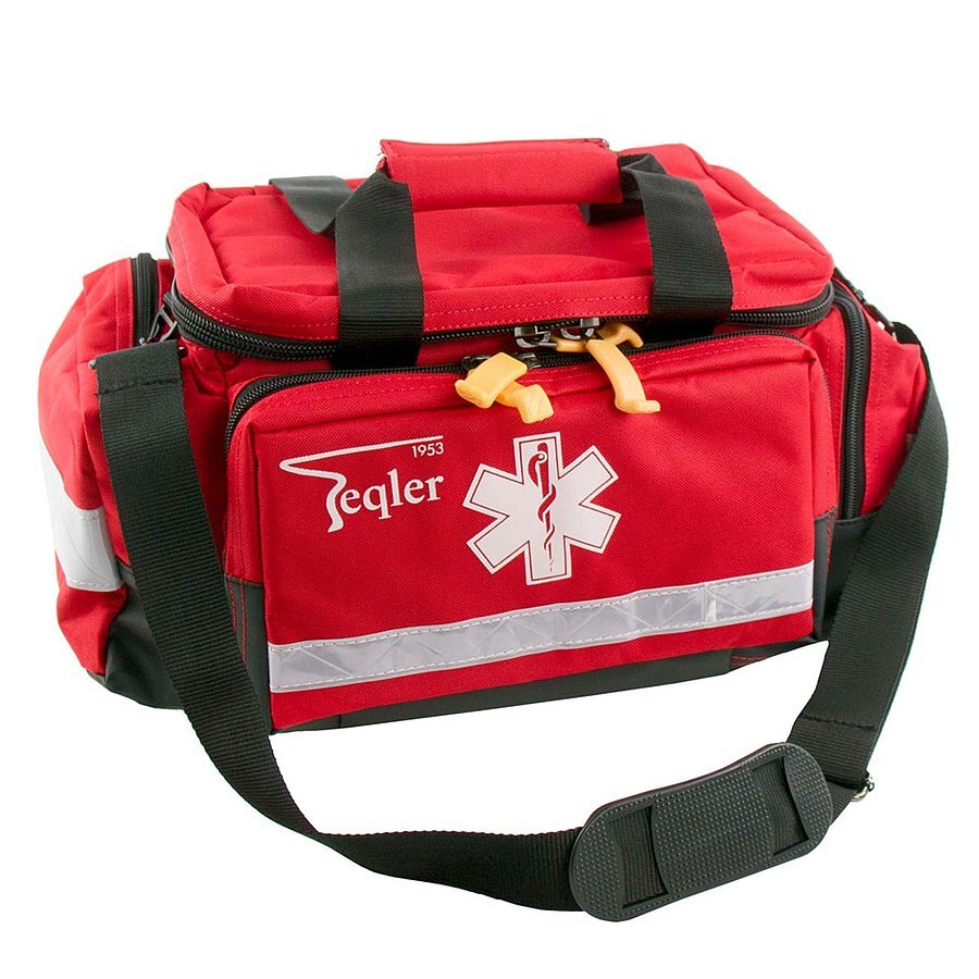 Notfalltasche  rot klein Nylon