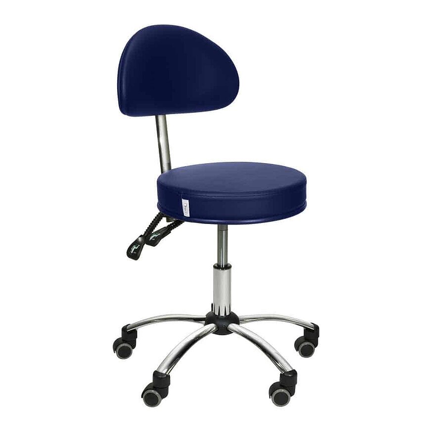 Praxis Rollhocker - blau